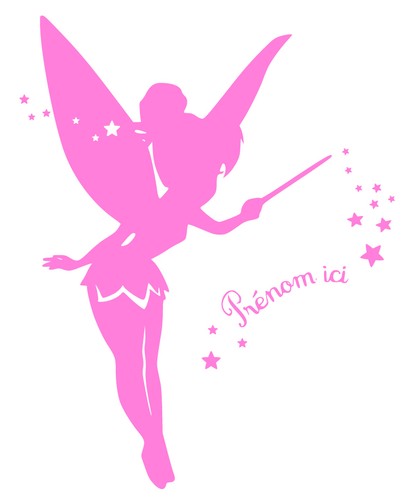 Stickers fée clochette - stickers,