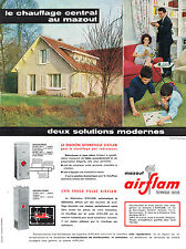 ADVERTISING 1963 AIRFLAM Oil Central Heating