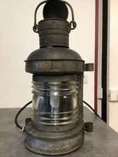 ANCIENNE GRANDE LAMPE FANAL LANTERNE DE BATEAU  OUVRARD ET VILLARS St Ouen