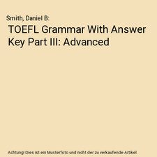 TOEFL Grammar With Answer Key
