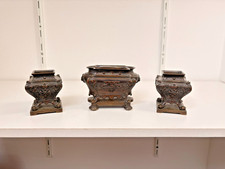 Ancien Encrier Bronze Pot