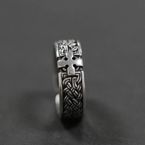 Bague croix - , homme