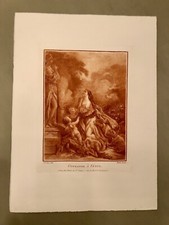 Gravure sanguine J.B Huet