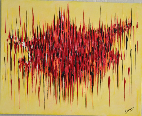 Tableau peinture abstrait - tableau,