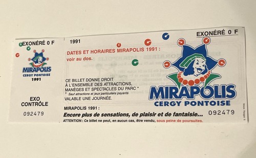 Ticket original entrées