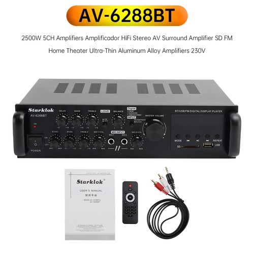 Amplificateur canaux 2500 w - 2500,