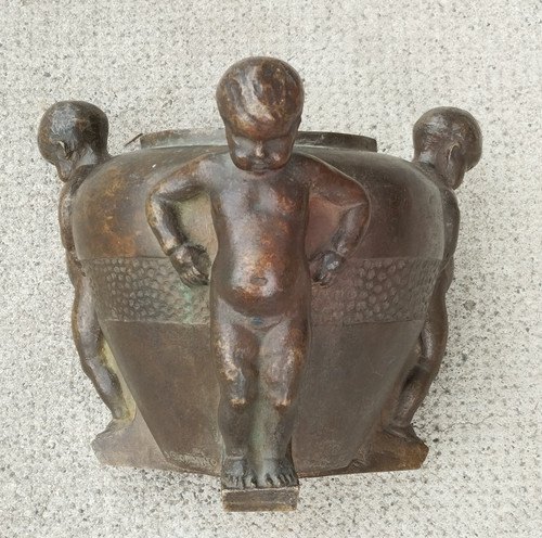 Sculpture art deco - deco, bronze