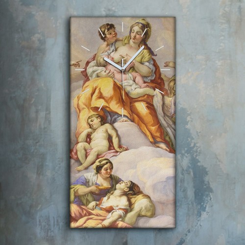 Horloge murale sur toile - , 30x60