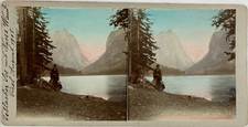 Austria, Nasse Wand, Mer Dobbiaco, Vintage Print, circa 1900, Stereo Print vi