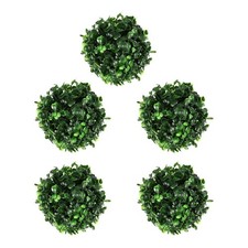  5pcs plante en plastique Balles topiaires artificielles Boules de plante de la