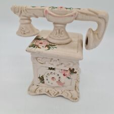 Antique porcelain phone box le italy