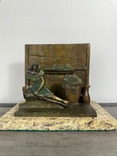 DIEGO RIVERA BRONZE SCULPTURE " MUJER JARDIN " SIGNED AND NUMBERED