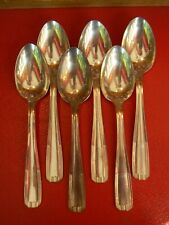 Christofle Art Déco Cuillères à Soupe  Argent Plaqué Alfénide Modèle Paris