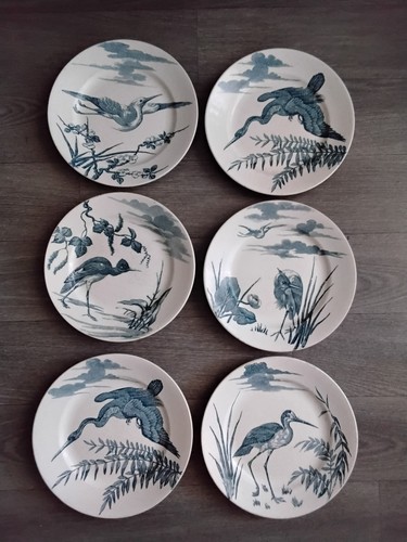 Assiette plate oiseaux - assiette,