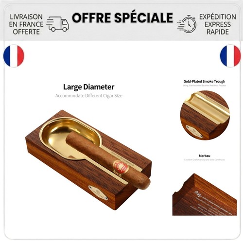 Cendrier cigares bois - cendrier,