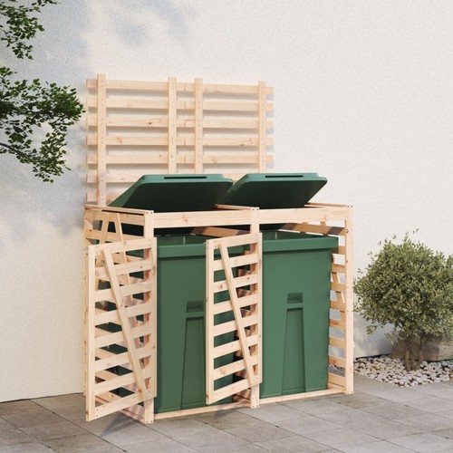 Abri pour poubelle double - , sur