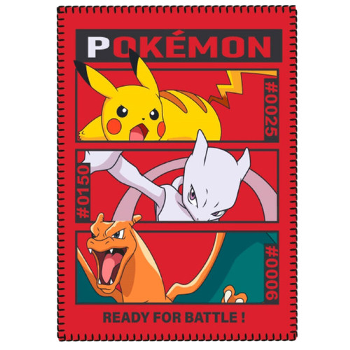 Couverture pokémon polaire - couverture,