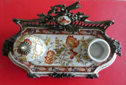 Encrier double creil montereau - creil,