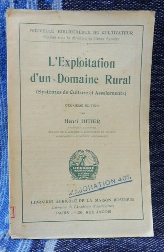 Hitier henri exploitation - henri, l'exploitation