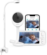 NETVUE Upgraded Baby Camera Monitor Video - 5000mAh 5" Baby Monitor with Camera