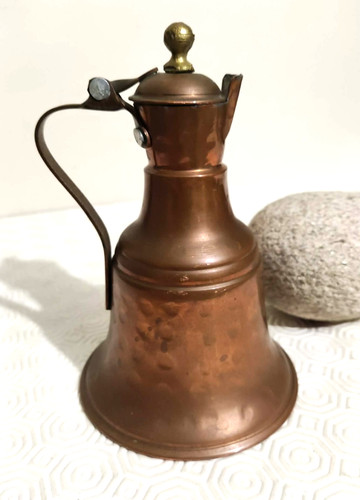 Cafetière ancienne cuivre - ancienne, en