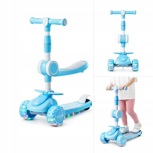 Trottinette led trois roues - trois,