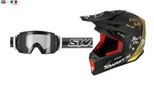 Pack Casque Cross Helmet  Moto Quad Homologué Full Gaz   S818