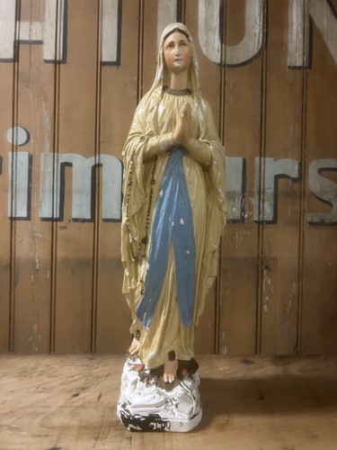 Grande vierge marie - grande, plâtre