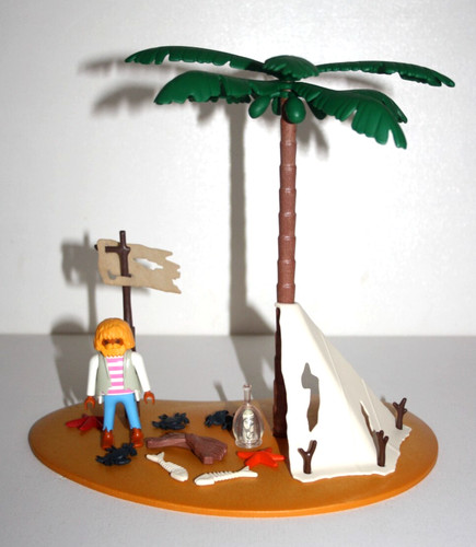 Playmobil 3861 ile avec pirate - avec,
