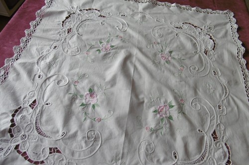 Nappe vintage recouverte - , de