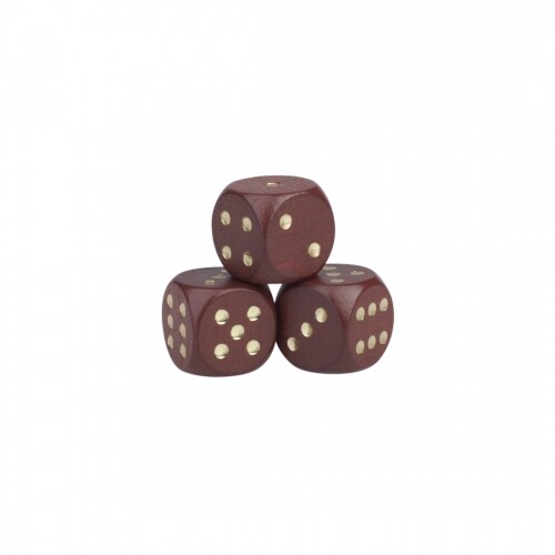Cube bois marron w6 - cube,