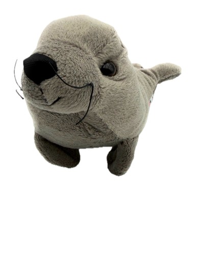 Peluche phoque gris longueur - phoque,
