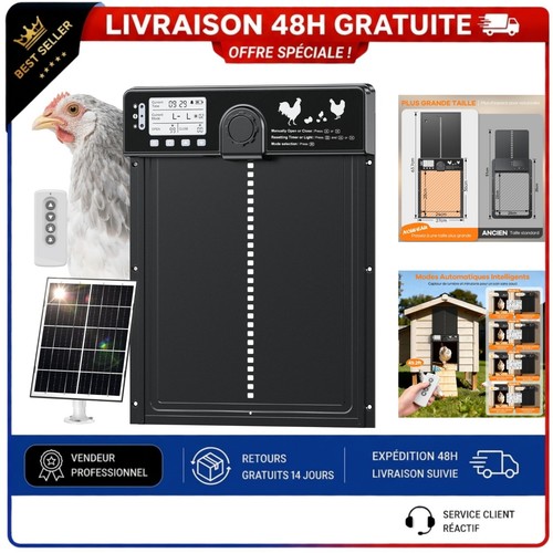 Porte automatique poulailler