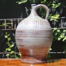 Frédéric Watteel Large Salt Stoneware Jug Pfaffenhoffen Alsace circa 1960