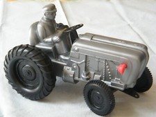 Porsche tractor bazaar toy NEW! 1960s - blown plastic 18 cm - TOP