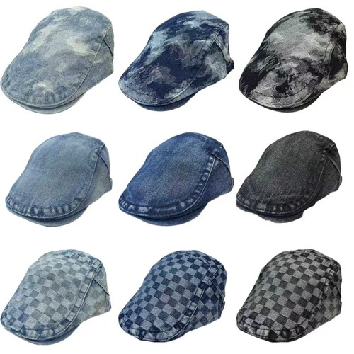Béret jean casquette - en,
