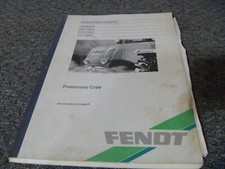 Fendt Farmer 409 410 411 Vario Tractor Owner Operator Manual PN 409.000.000.010