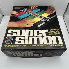 1979 Milton Bradley Super Simon Electronic Memory Game Complete - Tested Working