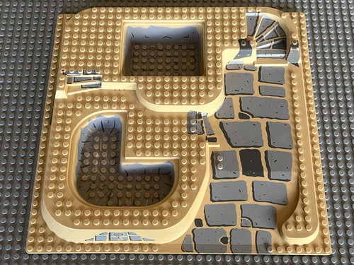 Plaque base lego egypte - plaque,