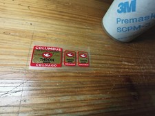 Ensemble d'autocollants Columbus Colnago Thron Super Autocollants X3 autocoll...