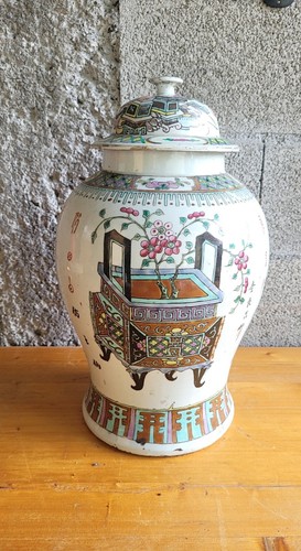 Grand vase chinois - , en