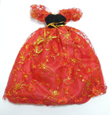 VETEMENTS BARBIE MATTEL ACCESSOIRE VINTAGE ENSEMBLE POUPEE TENUE SOIREE ROUGE