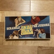 VTG Scrabble for Juniors Selchow & Righter 3rd Edition 1968 (Two Games Combined)