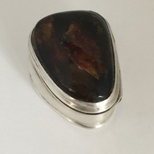 BOITE/ PILULIER/ ARGENT/