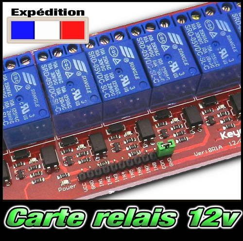 12v carte relais - -,