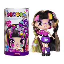 Poupée - LANSAY - 55103 - Decora Girlz - Minis Poupées Fashion a Personnaliser -