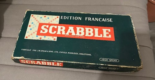 Jeu scrabble vintage jeux - jeu,