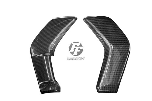 Cache radiateur carbone pour - radiateur,