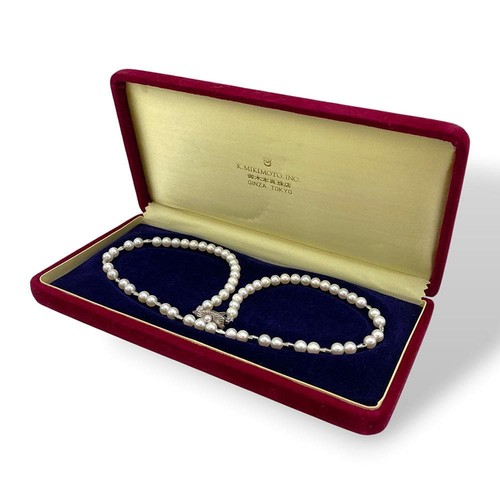 Mikimoto pearl necklace - pearl,