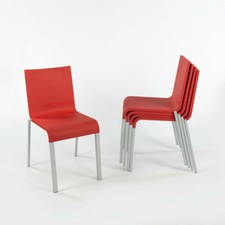 2010s Vitra .03 Stacking Chairs by Maarten Van Severen Polyurethane + Aluminum